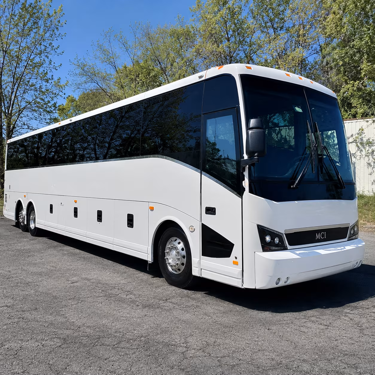 a concert bus from michigan lottery amphitheater is one form away
