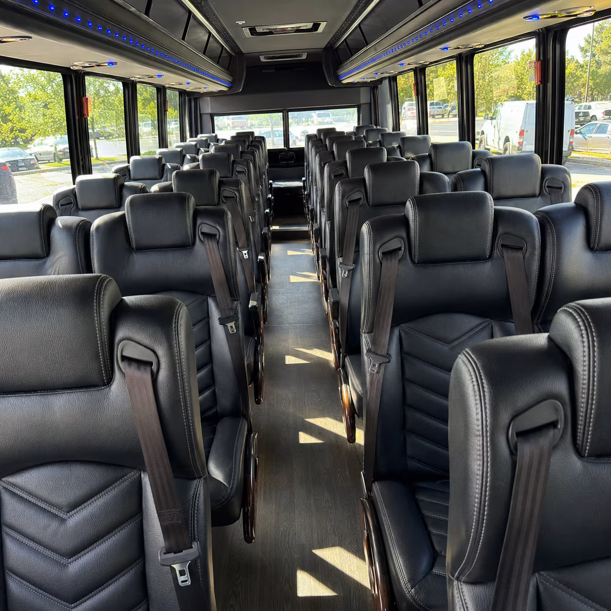 rochester hills school event transportation onboard seating
