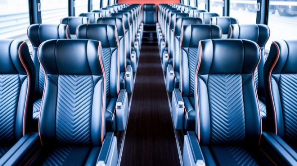 54 passenger charter bus rental troy