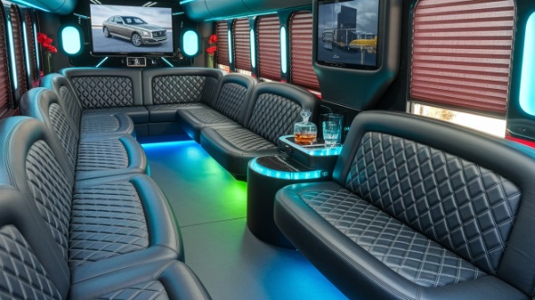 party bus rental inside rochester hills