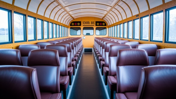 school bus rental inside pontiac