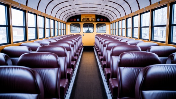 school bus rental interior rochester hills